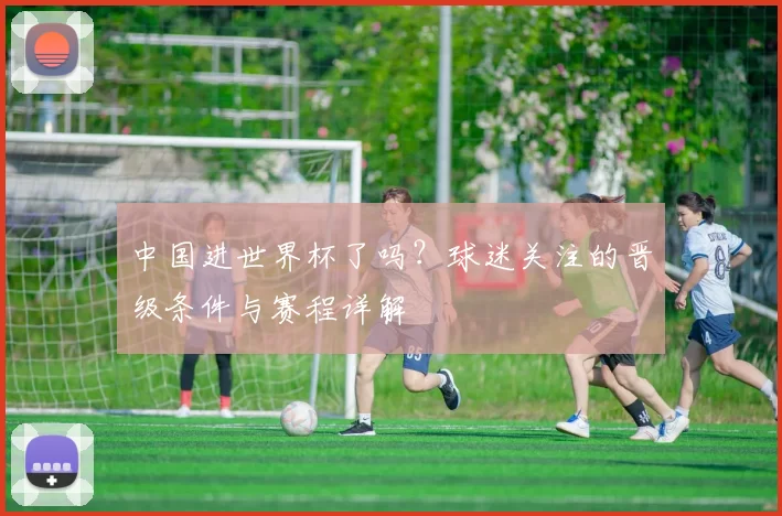 中国进世界杯了吗?球迷关注的晋级条件与赛程详解