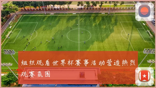 组织观看世界杯赛事活动营造热烈观赛氛围